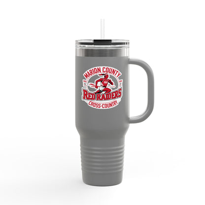 40oz Insulated Tumbler \ Marion County Red Raiders Cross-Country \ MCCC2