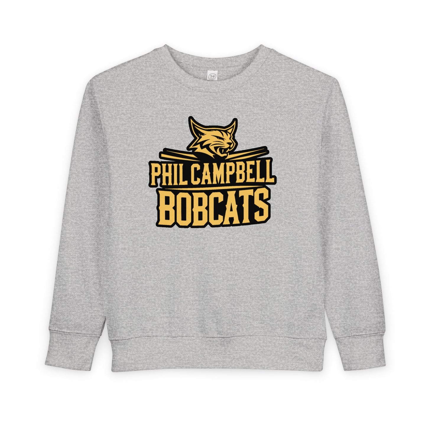 Toddler Crewneck Sweatshirt \ Phil Campbell Bobcats \ PCB2