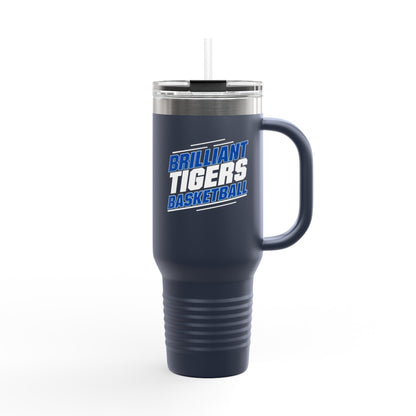 40oz Insulated Tumbler \ Brilliant Tigers Basketball \ BTBK2