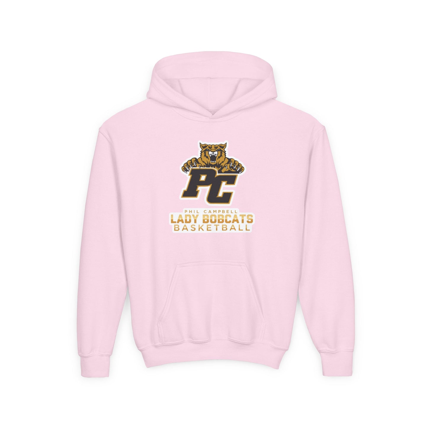 Youth Hoodie Sweatshirt \ Phil Campbell Bobcats Basketball \ PCBBKG1