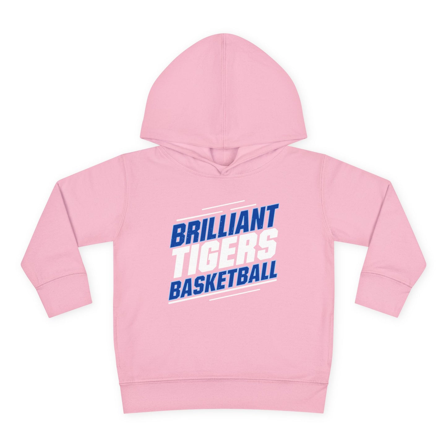 Toddler Hoodie Sweatshirt \ Brilliant Tigers Basketball \ BTBK2