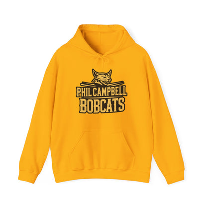 Adult Hoodie Sweatshirt \ Phil Campbell Bobcats \ PCB2