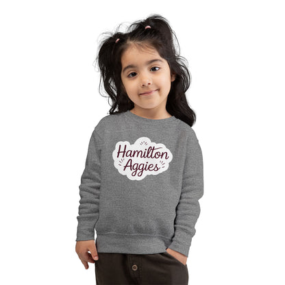 Toddler Crewneck Sweatshirt \ Hamilton Aggies \ HAG1