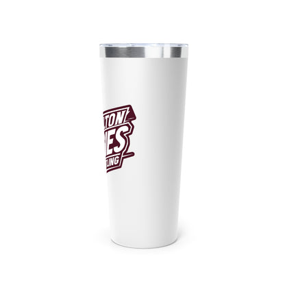 22oz Copper Insulated Tumbler \ Hamilton Aggies Wrestling \ HAW1