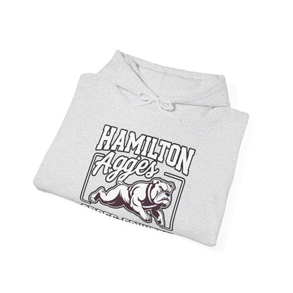 Adult Hoodie Sweatshirt \ Hamilton Aggies Cross-Country \ HCC2