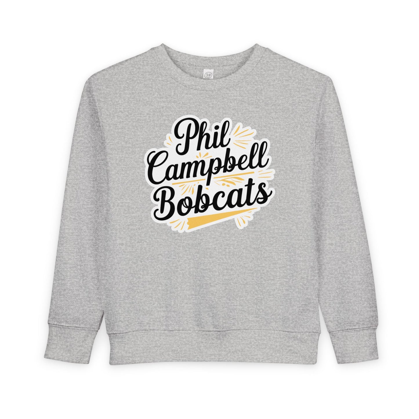 Toddler Crewneck Sweatshirt \ Phil Campbell Bobcats \ PCBG2