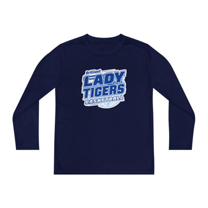 Youth Long Sleeve Tee \ Brilliant Tigers Basketball \ BTBKG2