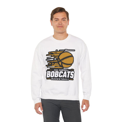 Adult Crewneck Sweatshirt \ Phil Campbell Bobcats Basketball \ PCBBK2