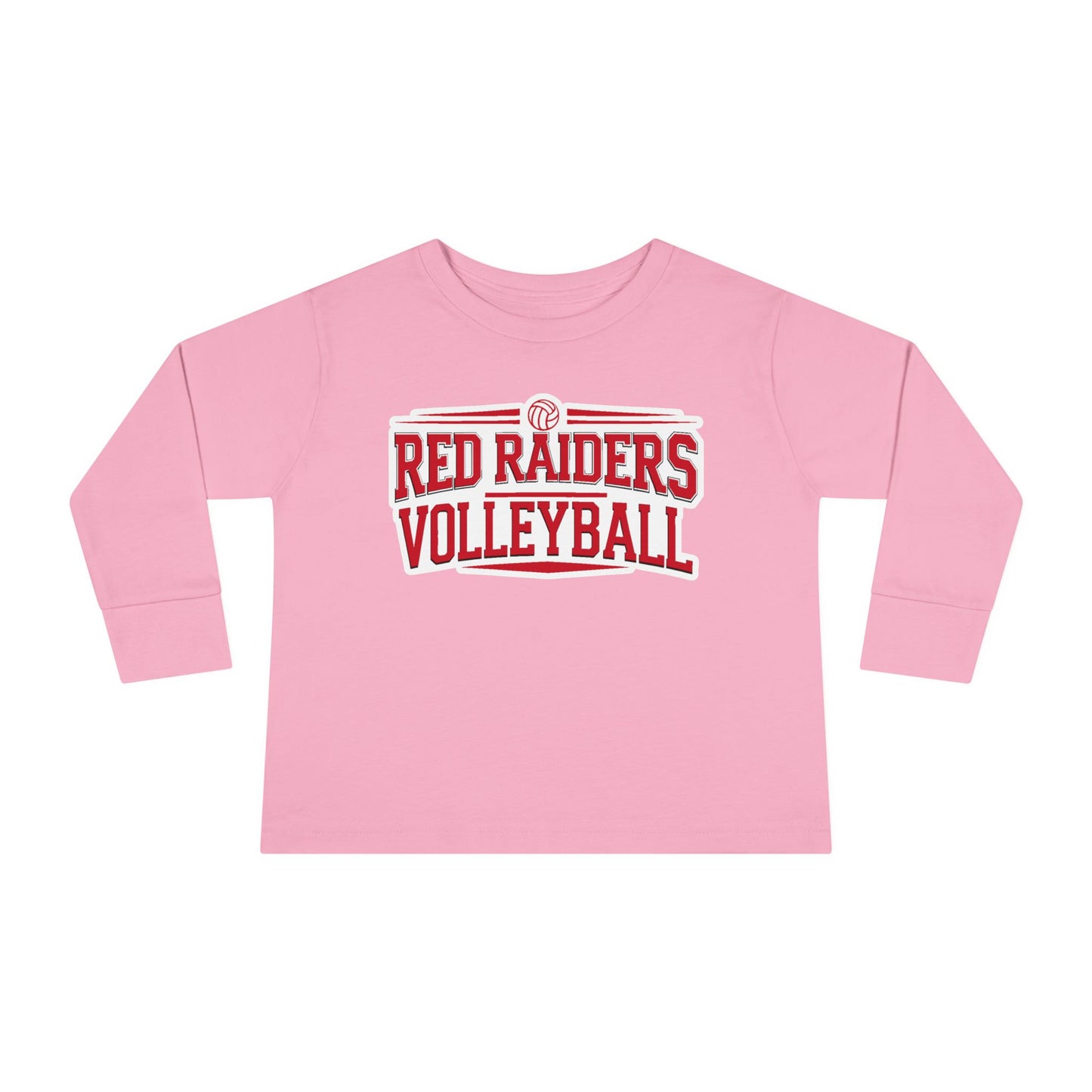 Toddler Long Sleeve Tee \ Marion County Red Raiders Volleyball \ MCV2