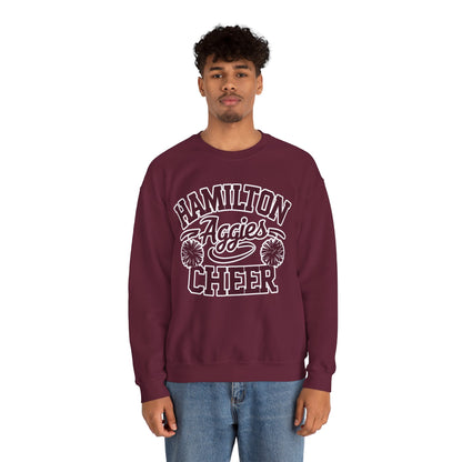 Adult Crewneck Sweatshirt \ Hamilton Aggies Cheer \ HAC2