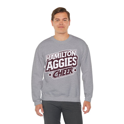 Adult Crewneck Sweatshirt \ Hamilton Aggies Cheer \ HAC1