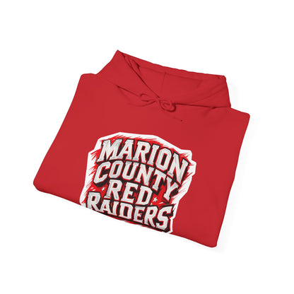 Adult Hoodie Sweatshirt \ Marion County Red Raiders \ MC1