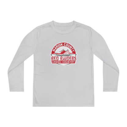 Youth Long Sleeve Tee \ Marion County Red Raiders Cross-Country \ MCCC1