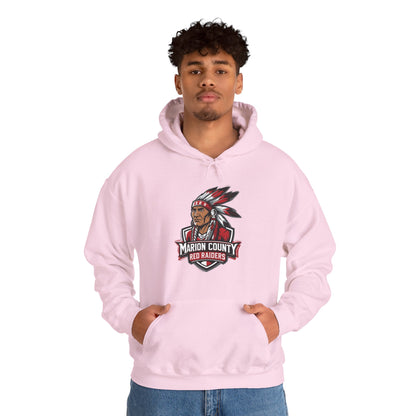 Adult Hooded Sweatshirt \ Marion County Red Raiders \ MC2