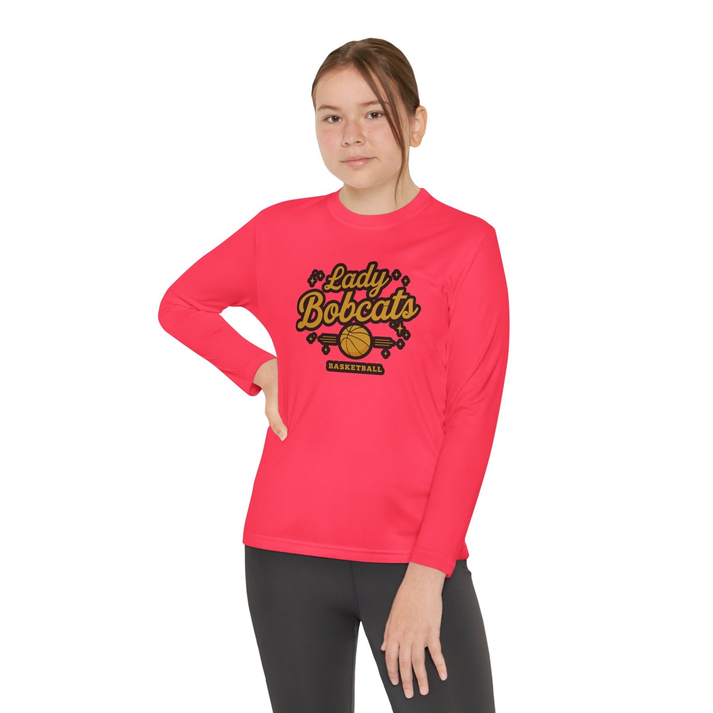 Youth Long Sleeve Tee \ Phil Campbell Bobcats Basketball \ PCBBKG2