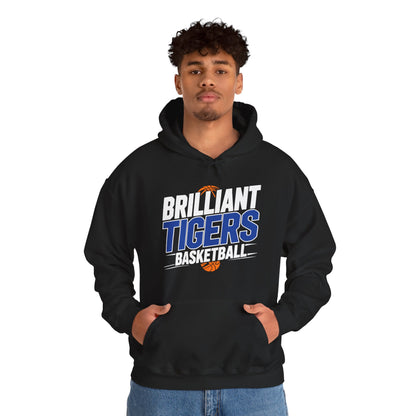 Adult Hoodie Sweatshirt \ Brilliant Tigers Basketball \ BTBK1