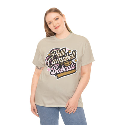 Adult Tee \ Phill Campbell Bobcats \ PCBG1