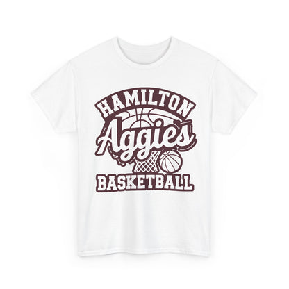 Adult Tee \ Hamilton Aggies Basketball \ HABKG1