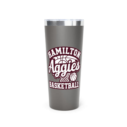 22oz Copper Insulated Tumbler \ Hamilton Aggies Basketball \ HABBG1
