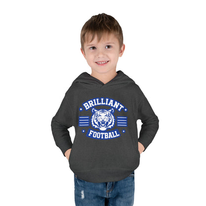 Toddler Hoodie Sweatshirt \ Brilliant Tigers Football \ BTF2