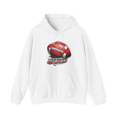 Adult Hoodie Sweatshirt \ Marion County Red Raiders Football \ MCF1