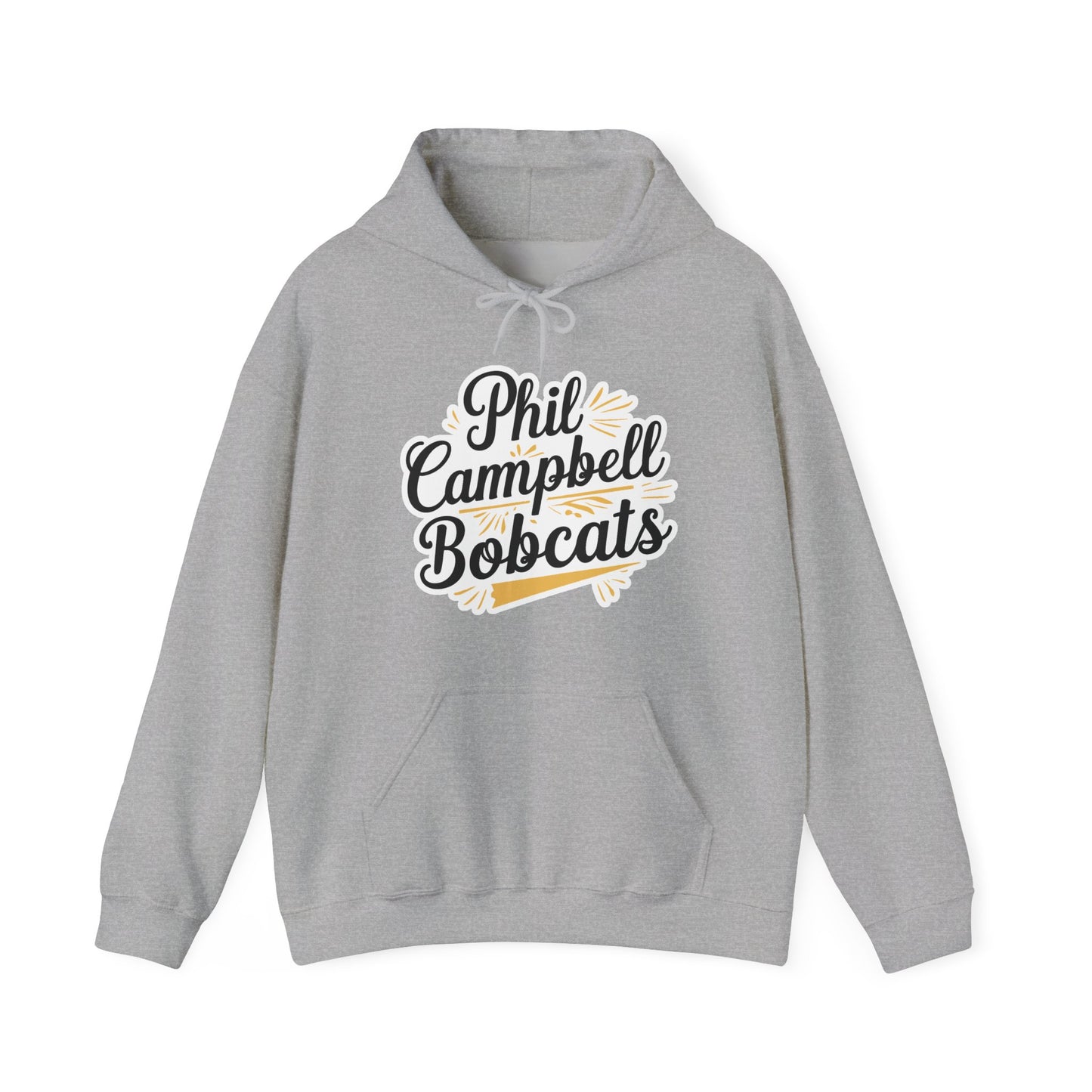 Adult Hoodie Sweatshirt \ Phil Campbell Bobcats \ PCBG2