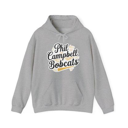 Adult Hoodie Sweatshirt \ Phil Campbell Bobcats \ PCBG2