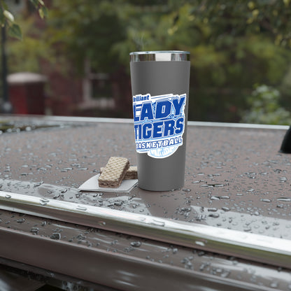22oz Copper Insulated Tumbler \ Brilliant Tigers Basketball \ BTBKG2