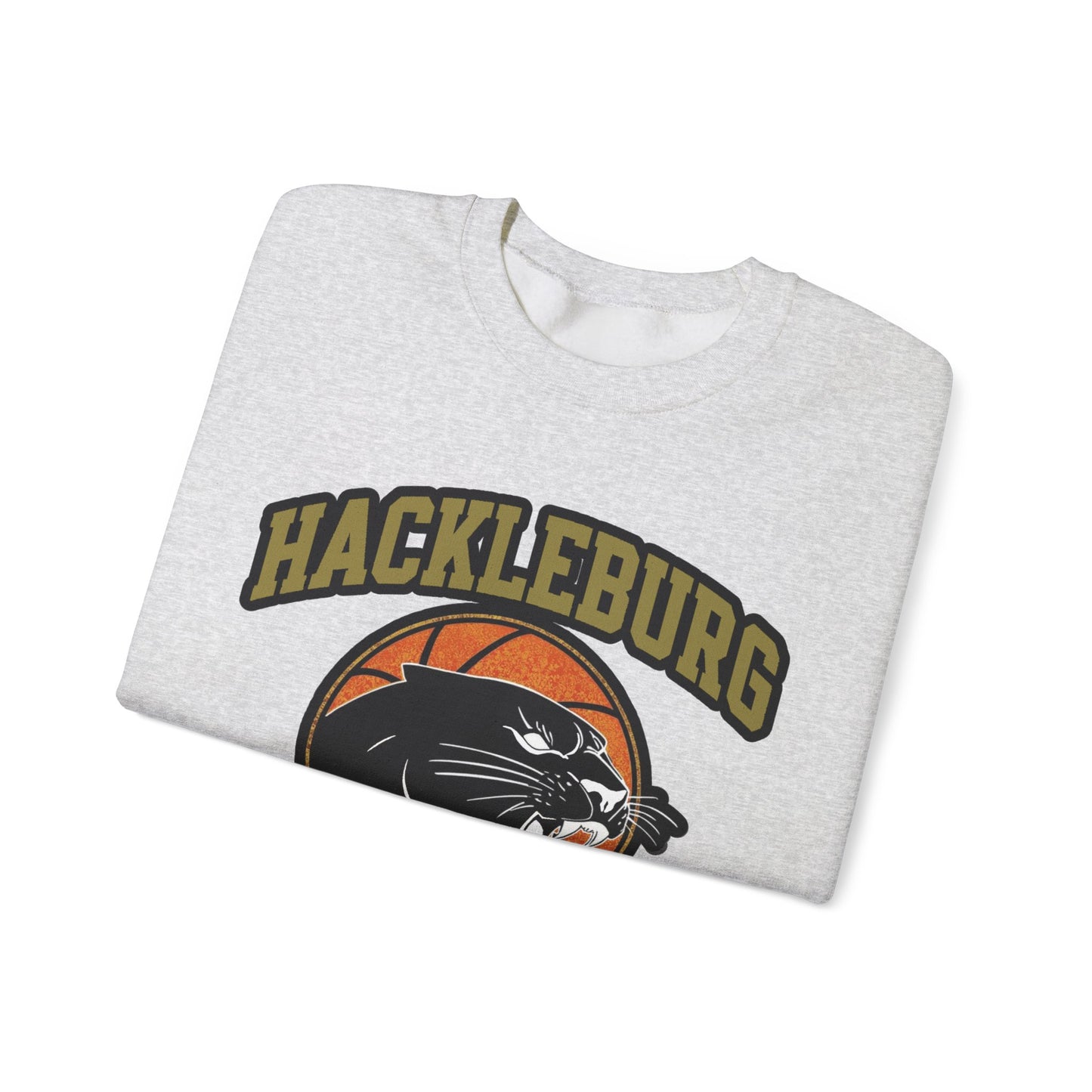Adult Crewneck Sweatshirt \ Hackleburg Panther Basketball \ HPBK1