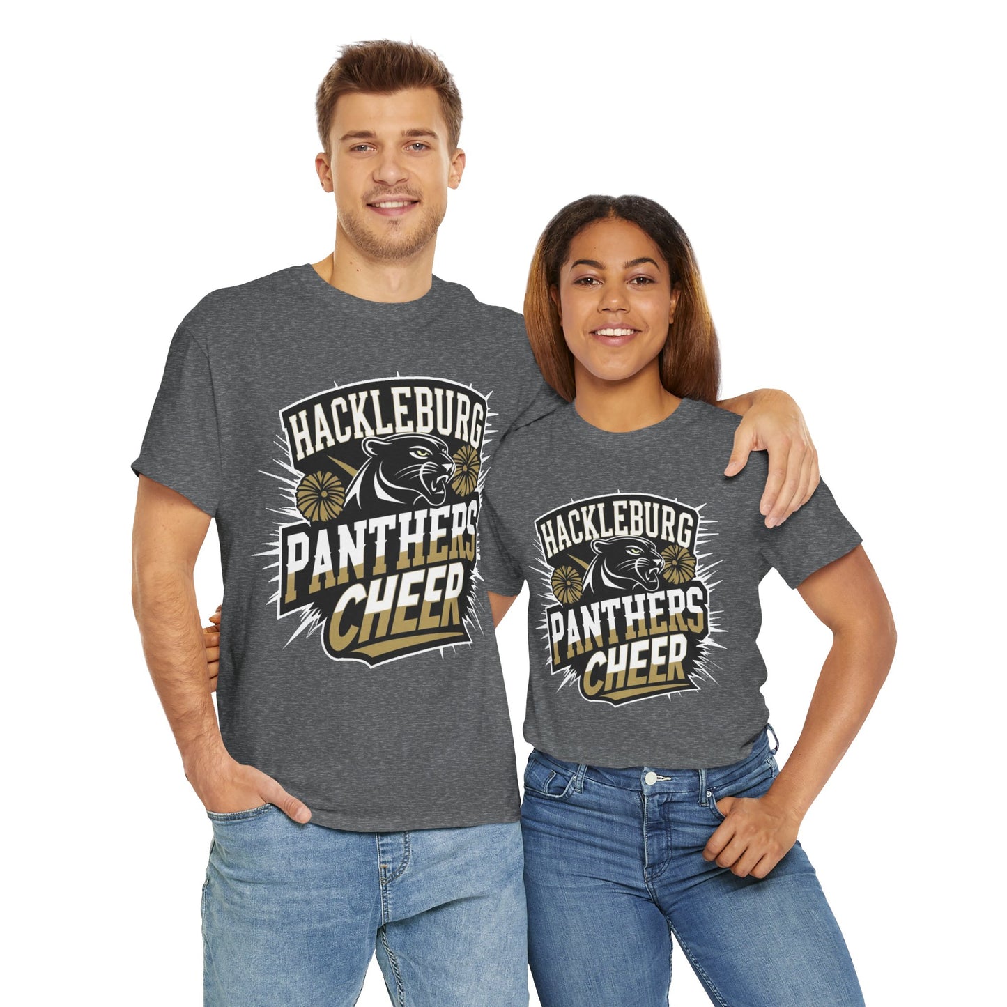 Adult Tee \ Hackleburg Panthers Cheer \ HPC1