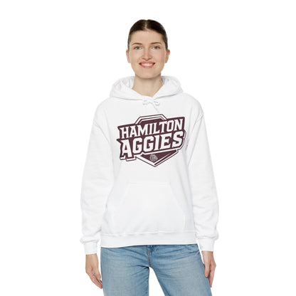 Adult Hoodie Sweatshirt \ Hamilton Aggies \ HA1