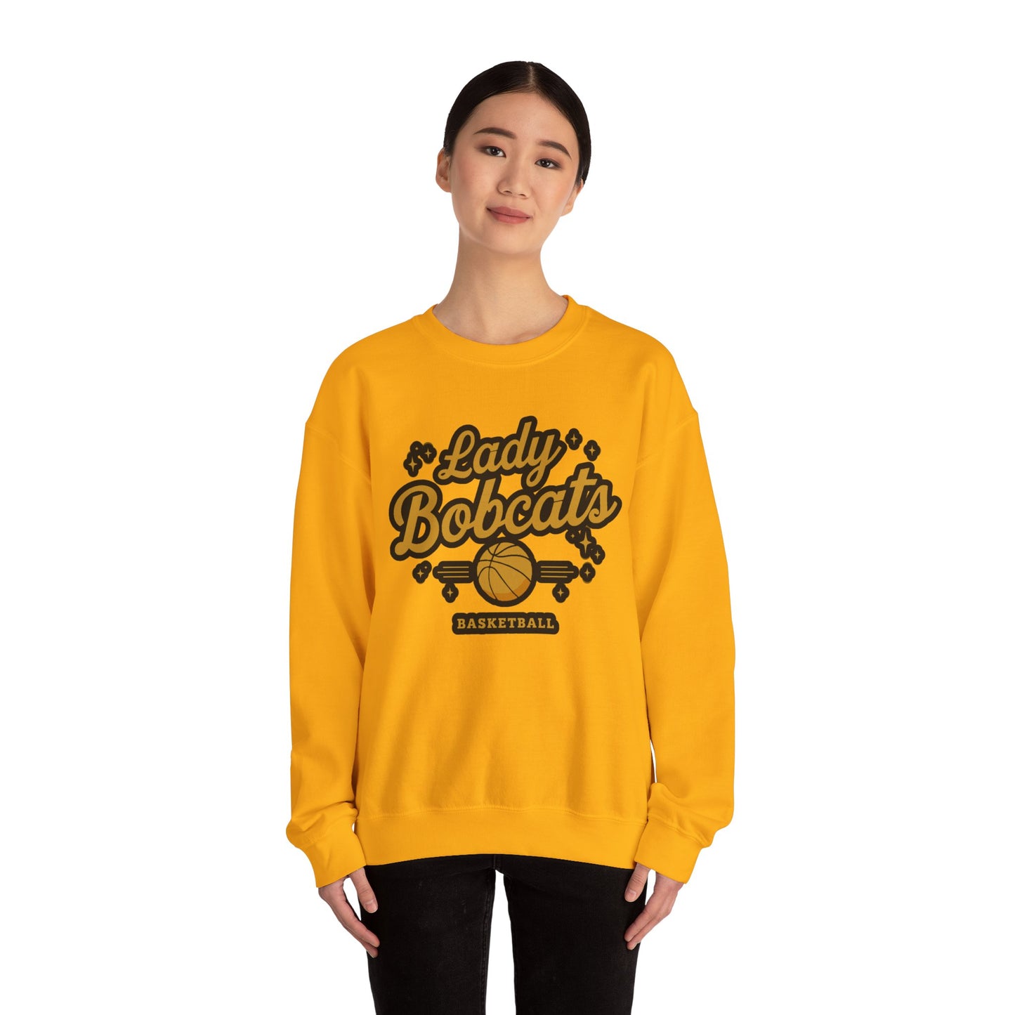 Adult Crewneck Sweatshirt \ Phil Campbell Bobcats Basketball \ PCBBKG2