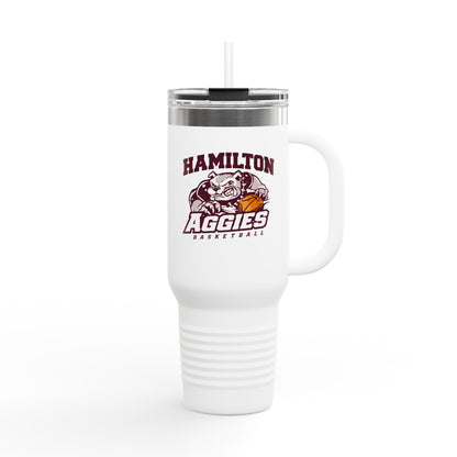 40oz Insulated Tumbler \ Hamilton Aggies Basketball \ HABB1