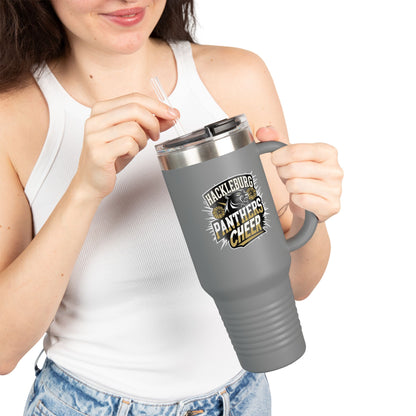40oz Insulated Tumbler \ Hackleburg Panthers Cheer \ HPC1