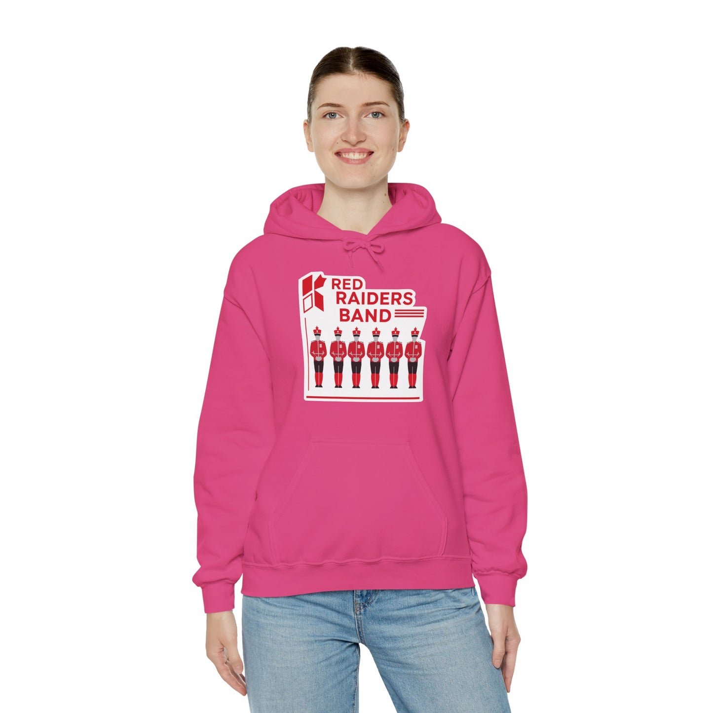 Adult Hoodie Sweatshirt \ Marion County Red Raiders Band \ MCB1