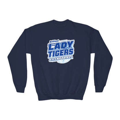 Youth Crewneck Sweatshirt \ Brilliant Tigers Basketball \ BTBKG2