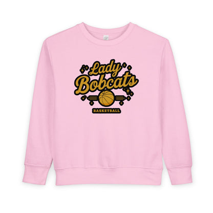 Toddler Crewneck Sweatshirt \ Phil Campbell Bobcats Basketball \ PCBBKG2