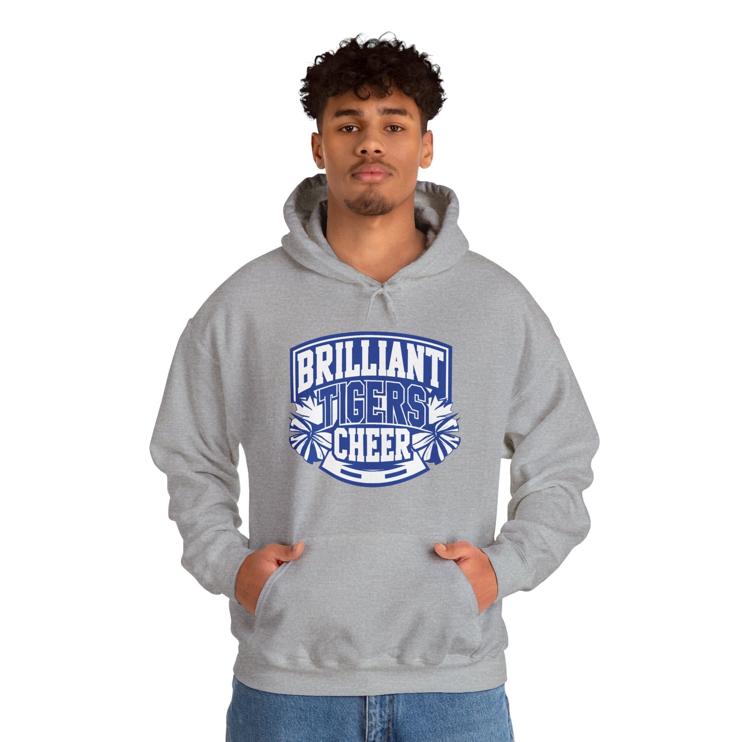 Adult Hoodie Sweatshirt \ Brilliant Tigers Cheer \ BTC1