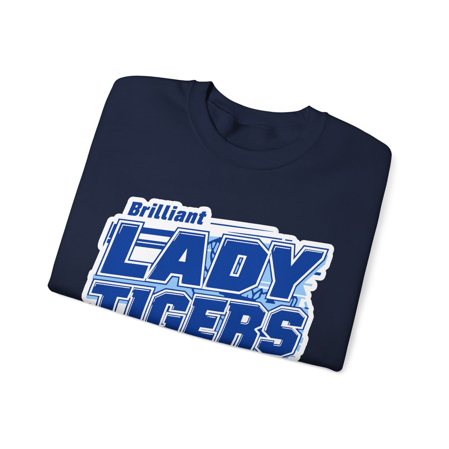 Adult Crewneck Sweatshirt \ Brilliant Tigers Basketball \ BTBKG2