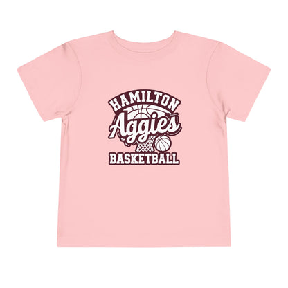 Toddler Tee \ Hamilton Aggies Basketball \ HABBG1