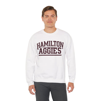 Adult Crewneck Sweatshirt \ Hamilton Aggies \ HA2
