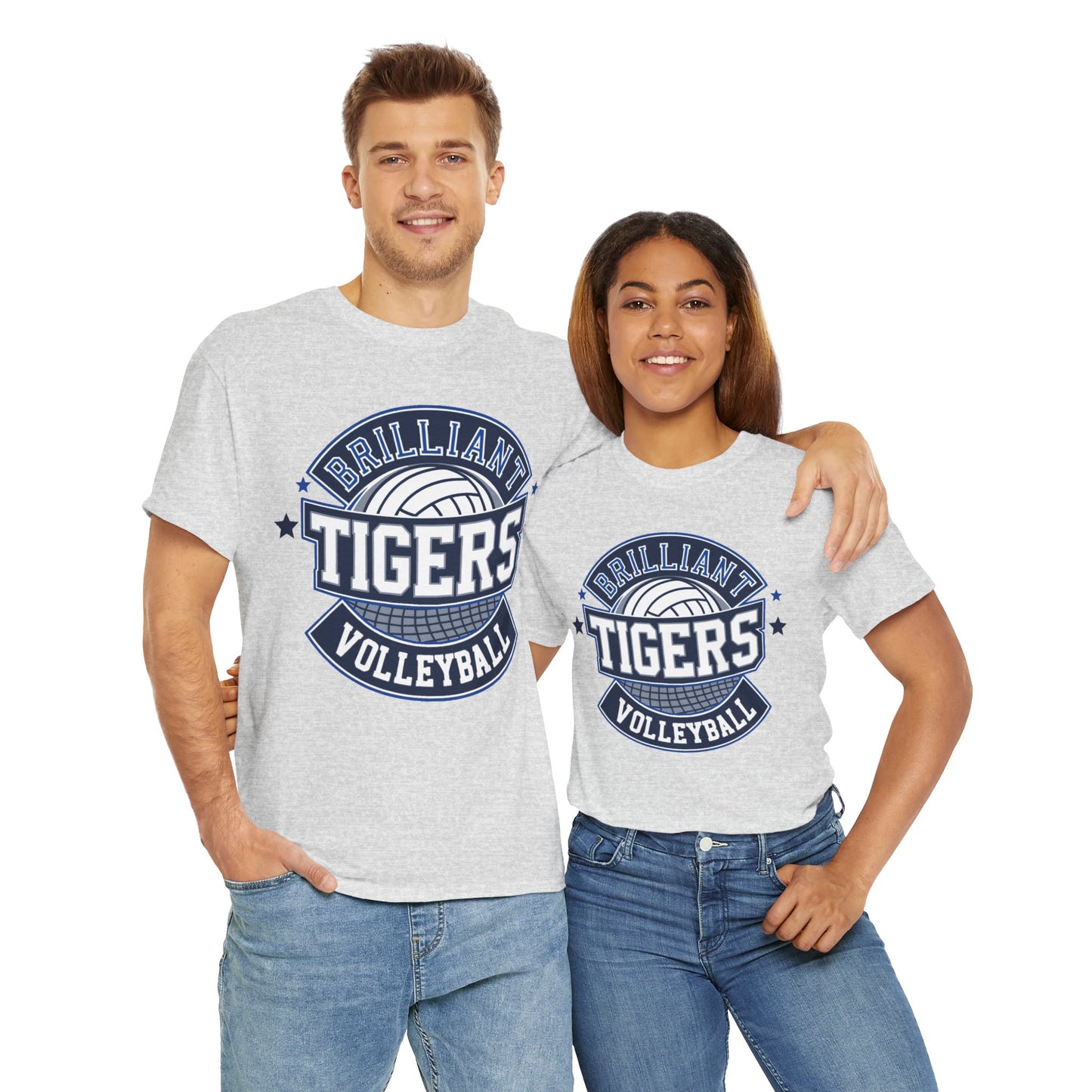 Adult Tee \ Brilliant Tigers Volleyball \ BTV1