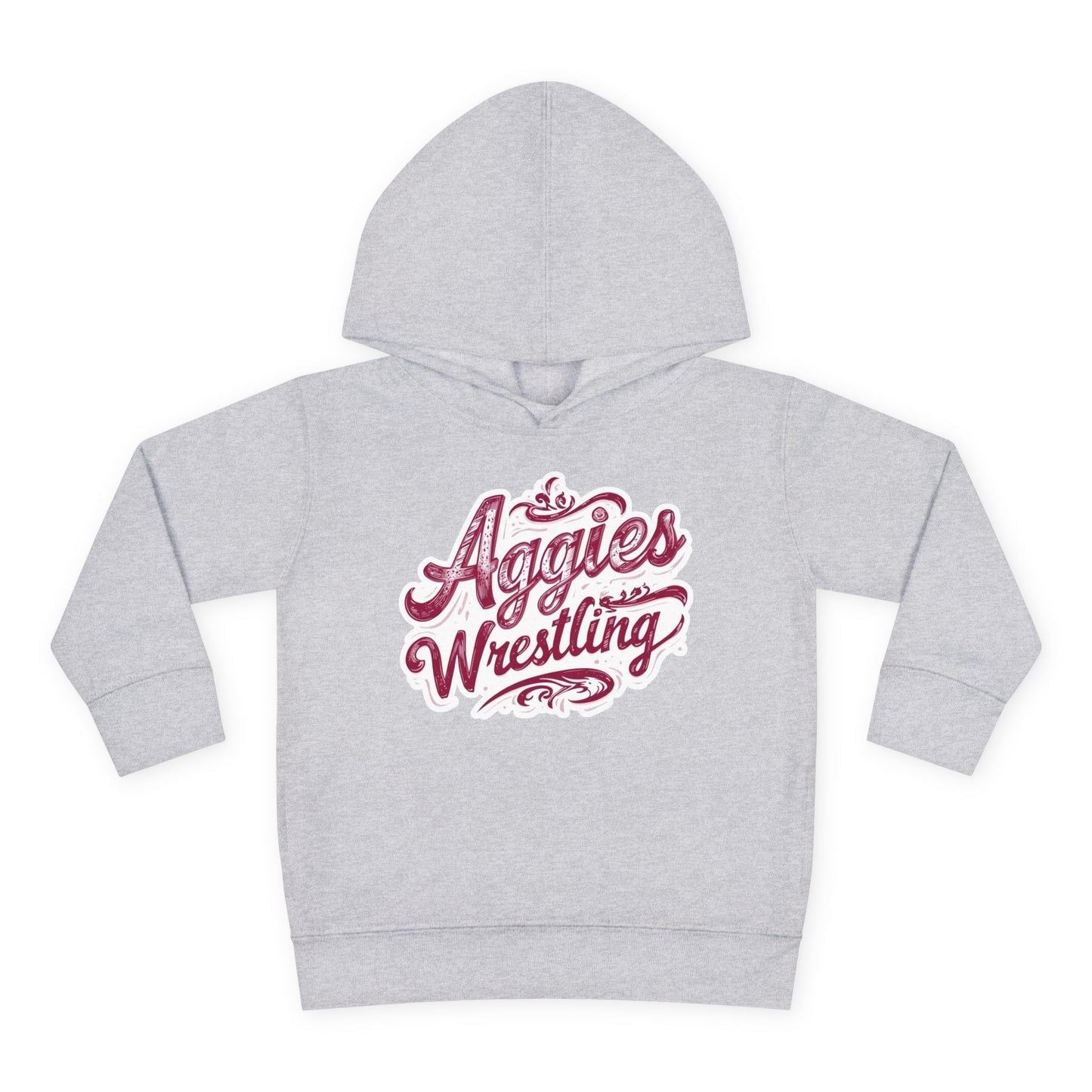 Toddler Hoodie Sweatshirt \ Hamilton Aggies Wrestling \ HAWG2