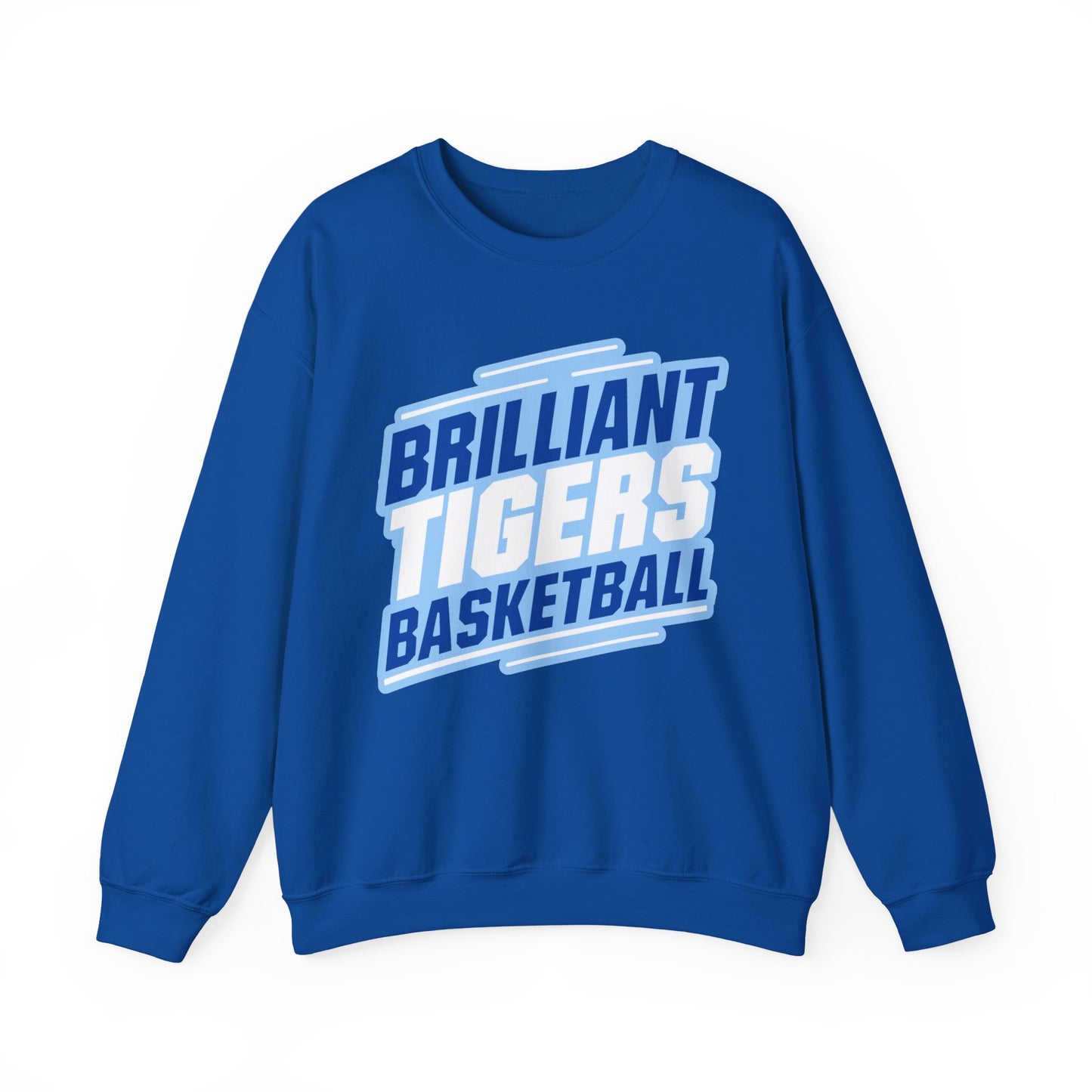 Adult Crewneck Sweatshirt \ Brilliant Tigers Basketball \ BTBK2