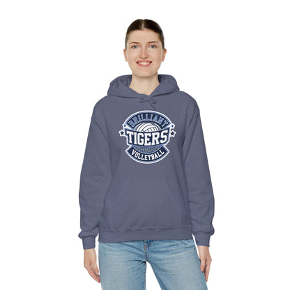 Adult Hoodie Sweatshirt \ Brilliant Tigers Volleyball \ BTV1