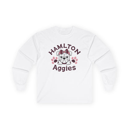 Adult Long Sleeve Tee \ Hamilton Aggies \ HAG3