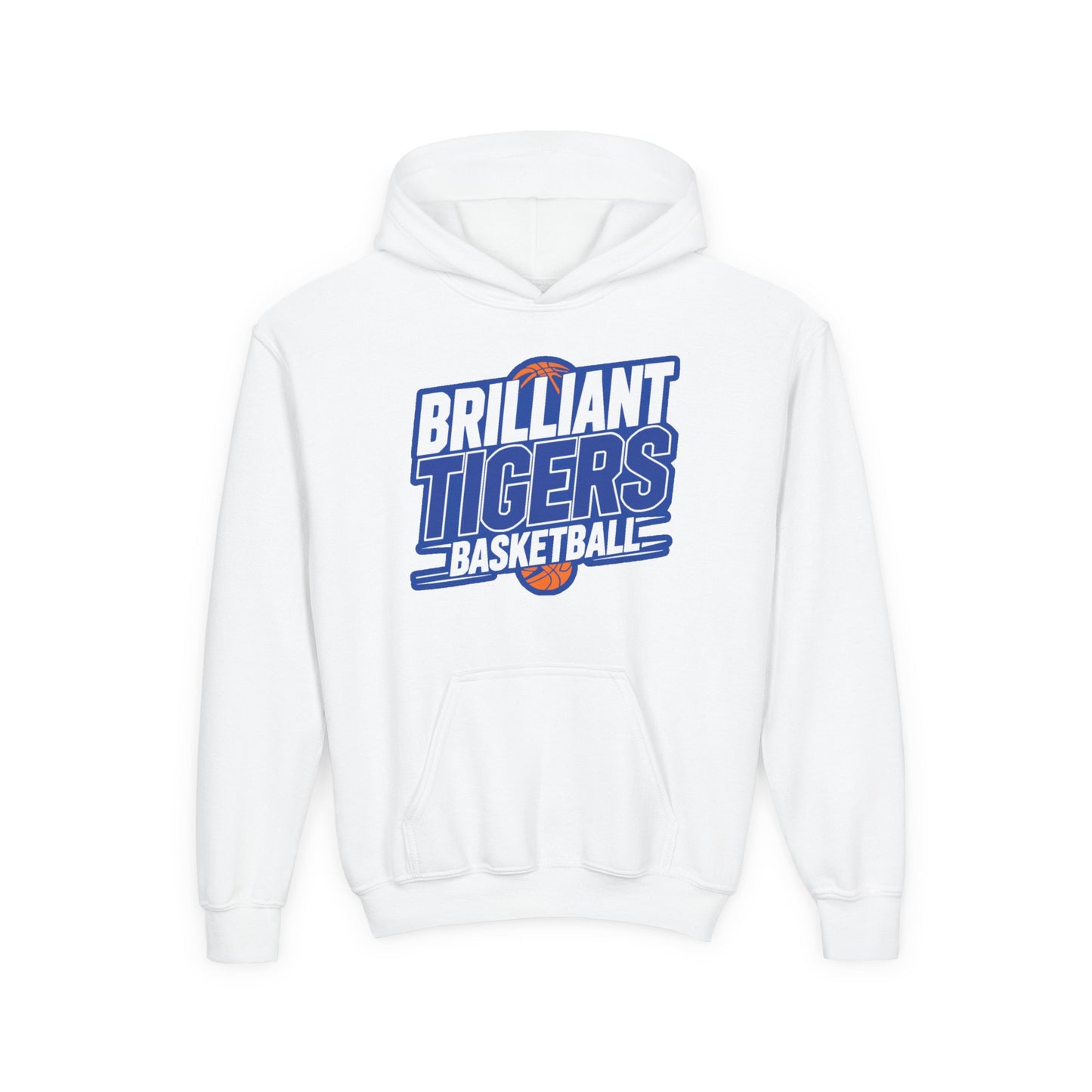Youth Hoodie Sweatshirt \ Brilliant Tigers Basketball \ BTBK1