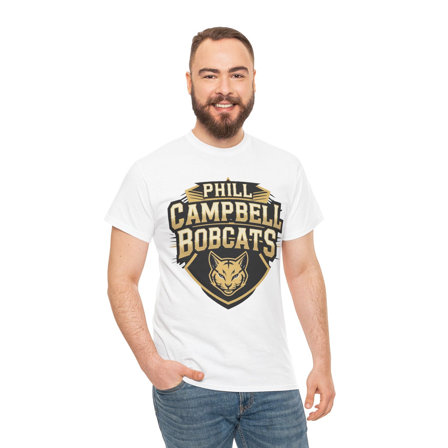 Adult Tee \ Phill Campbell Bobcats \ PCB1