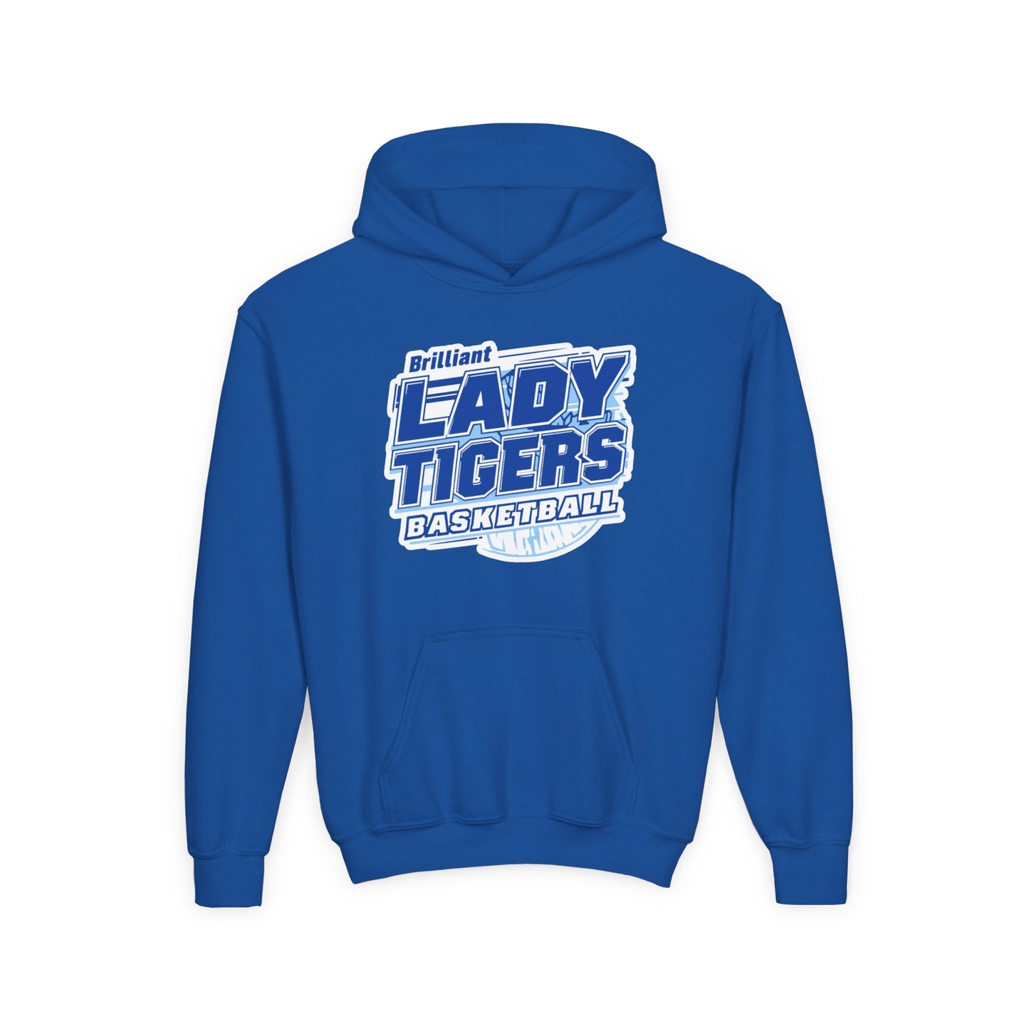 Youth Hoodie Sweatshirt \ Brilliant Tigers Basketball \ BTBKG2