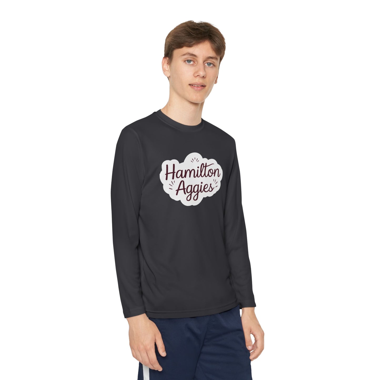 Youth Long Sleeve Tee \ Hamilton Aggies \ HAG1